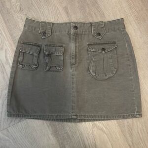 Mavi Serah Y2K 100% Cotton Combat Mini Skirt. Size M